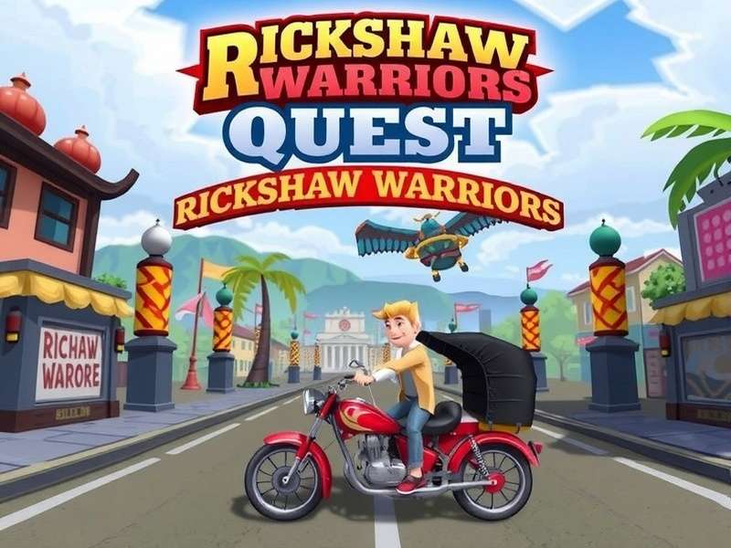 Rickshaw Warriors Quest Game Cover Rickshaw Warriors Quest Game Cover